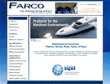 Tablet Screenshot of farcoplastics.com